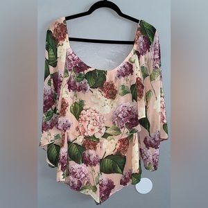 SMYM • Sample Off the Shoulder Romper, Floral Print - Sample Size 🤍